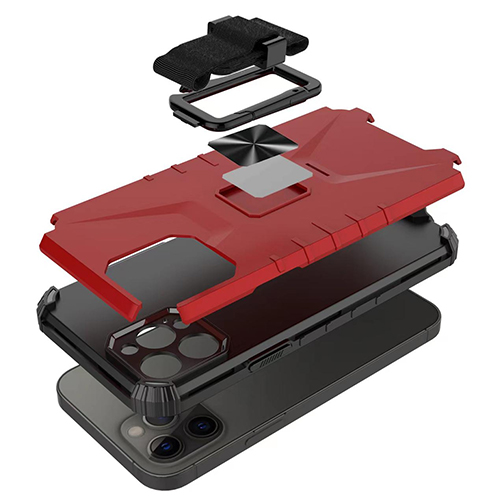 Fire-hjørnet anti-drop mobiltelefon etui